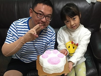 走過燒傷復健  蛋糕師傅巧手重拾幸福人生 -傷友 林獻桐