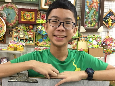 燒傷男孩宥傑「繪」出自信  畫作連四年入選備受肯定！