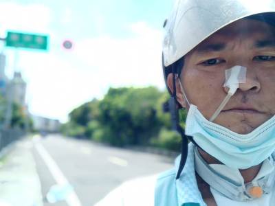 騎車百里復健　郭大哥：期待有一天能回去工作