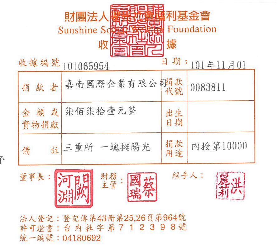 嘉南國際企業有限公司-三重所