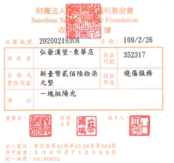 弘爺漢堡-東華店