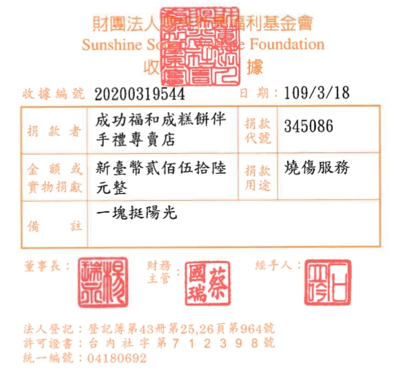 成功福和成糕餅伴手禮專賣店