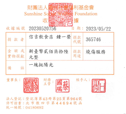 信吉飲食店  鍾一榮