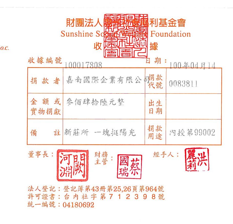 嘉南國際企業有限公司 新莊店