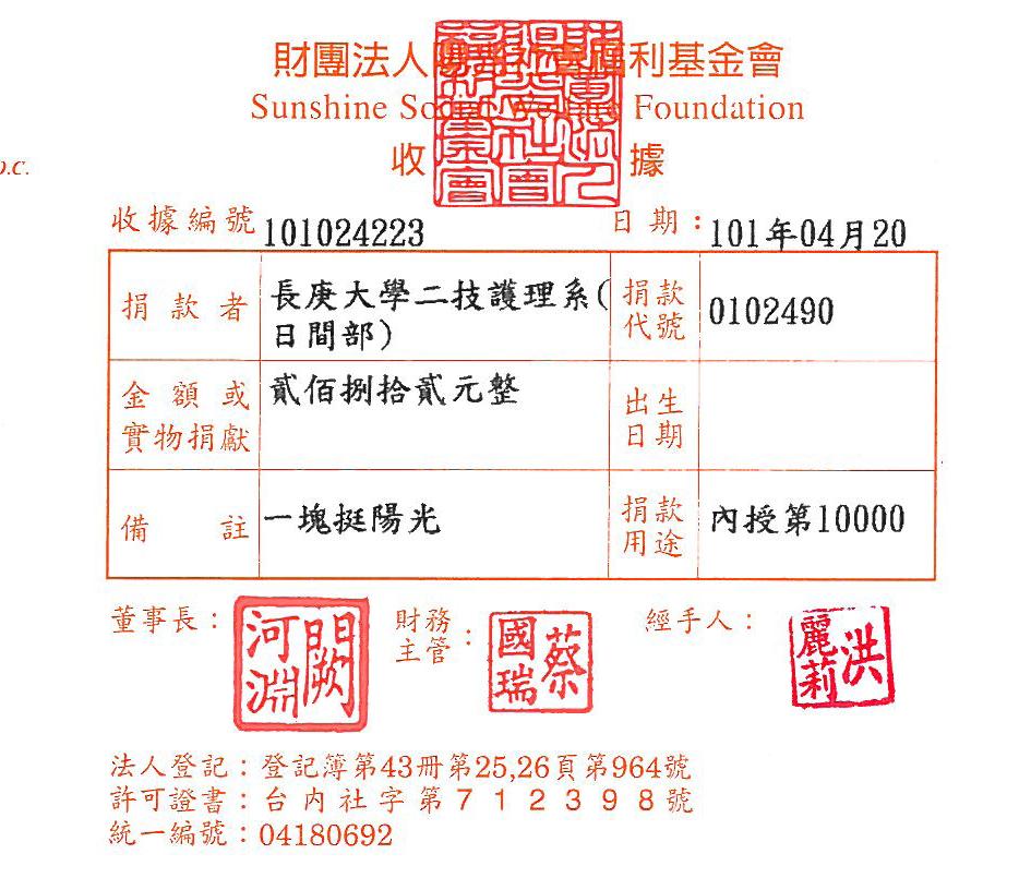 長庚大學二技護理系(日間部)