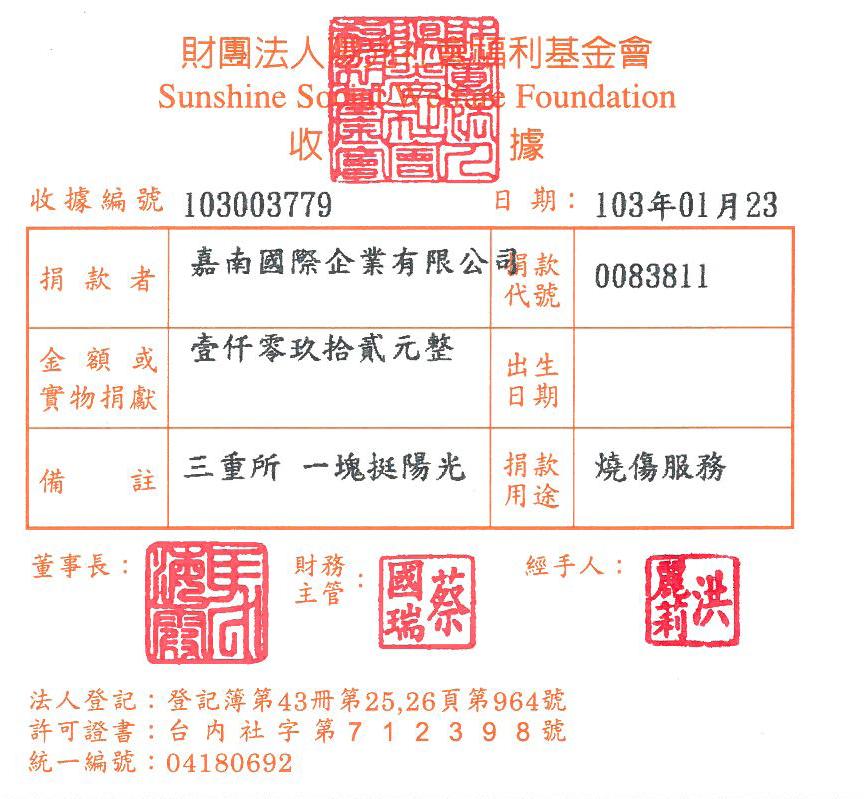 嘉南國際企業有限公司-三重所