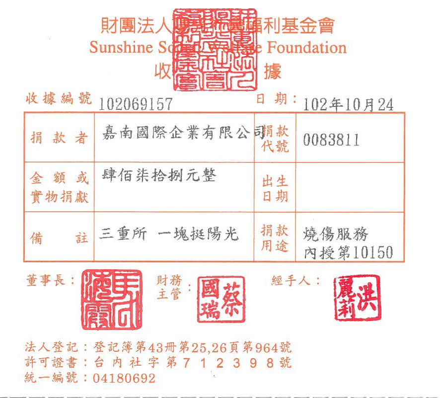 嘉南國際企業有限公司-三重所